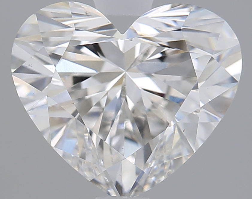 Heart Brilliant 2.01 F VS1 Lab Grown Diamond