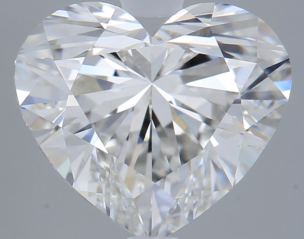 Heart 2.52 F VVS2 Lab Grown Diamond