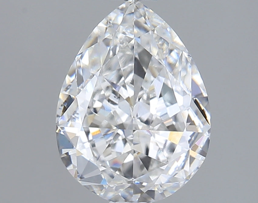 Pear 2 F VS1 Lab Grown Diamond