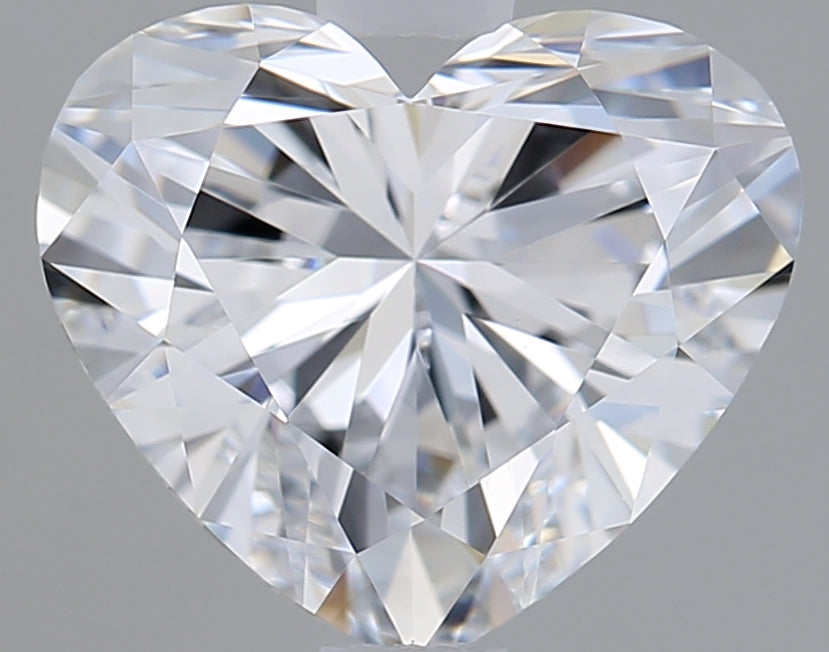 Heart Brilliant 1.58 D VS1 Lab Grown Diamond