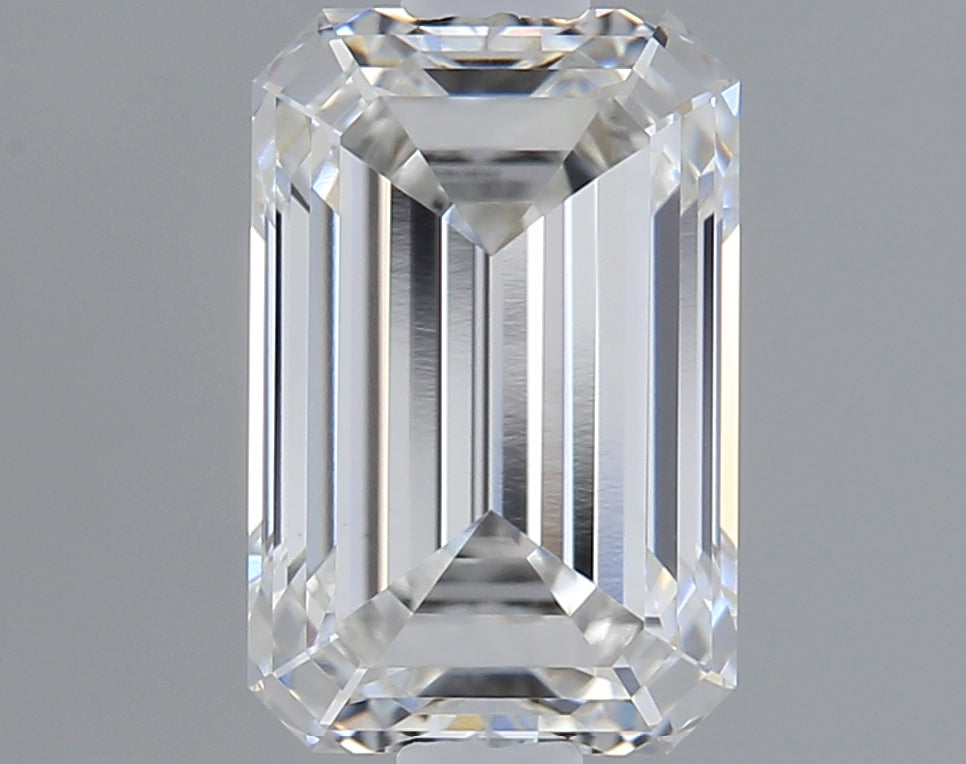 Emerald 1.37 F VVS2 Lab Grown Diamond