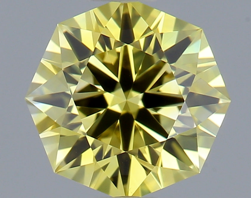 Octagonal 0.53 Fancy VS1 Lab Grown Diamond