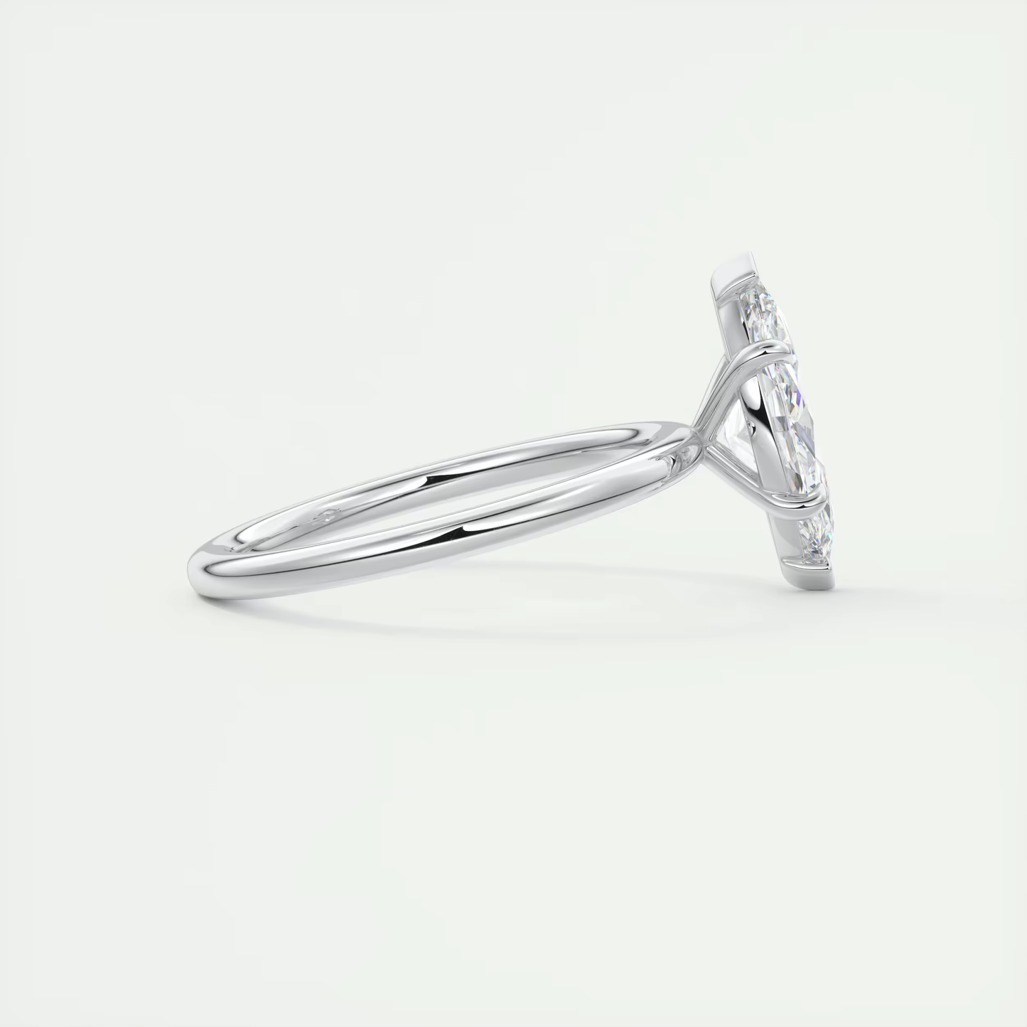 1 Carat Marquise Lab Grown Diamond Ring