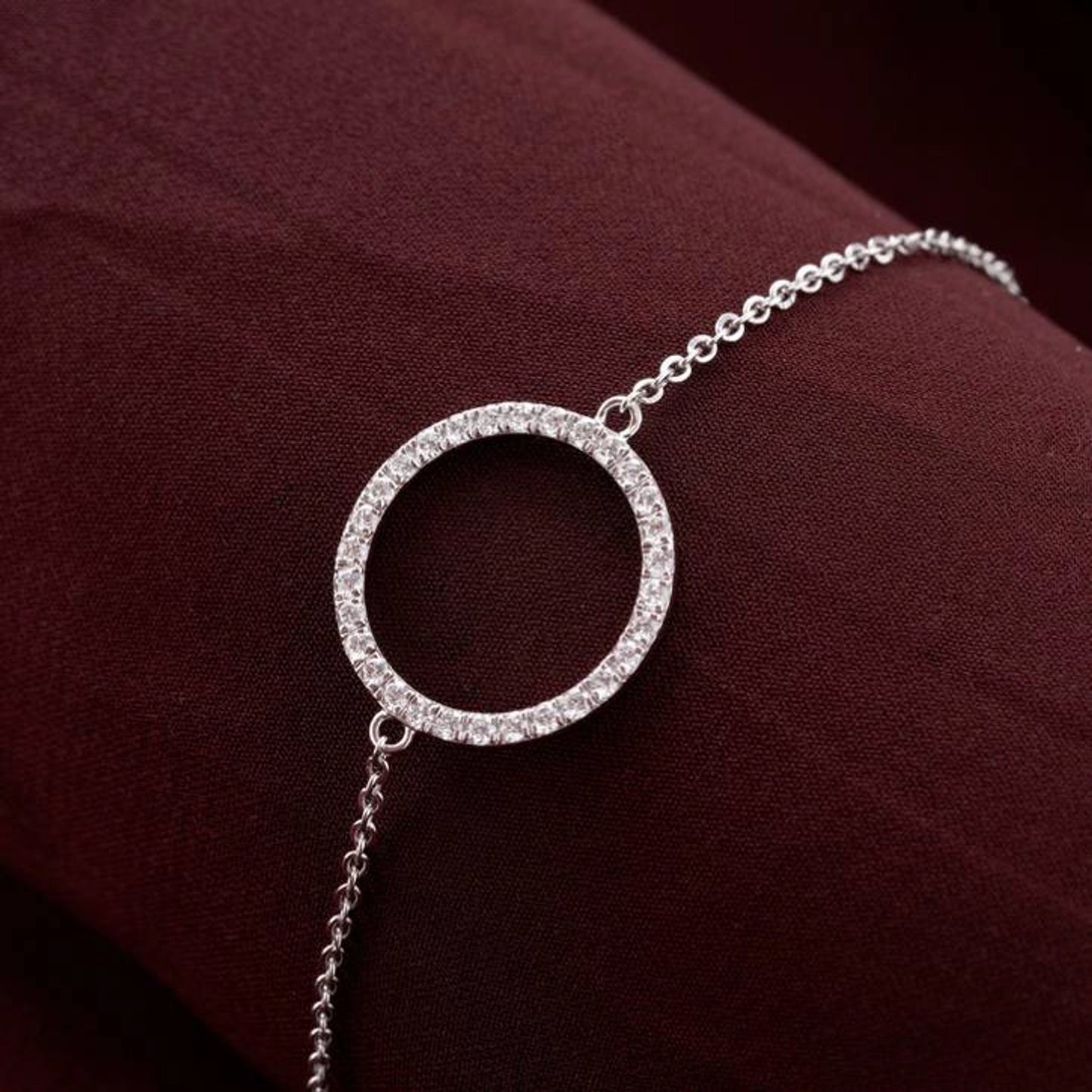 Circle Lab Grown Diamond Bracelet