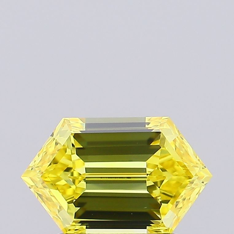 Hexagonal 1.02 Fancy VS1 Lab Grown Diamond