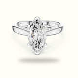 Marquise Cathedral Lab-Grown Diamond Solitaire Ring