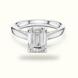 Emerald Cathedral Lab-Grown Diamond Solitaire Ring