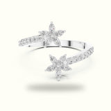 Classic Marquise Bypass Cluster Lab-Grown Diamond Ring