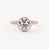 Bezel Set Classic Solitire Ring