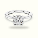 Four-Prong Round Solitaire Lab-Grown Diamond Ring