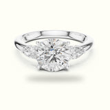 Round Three Stone Lab-Grown Diamond Ring