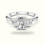 Radiant Three-Stone Lab-Grown Diamond Ring