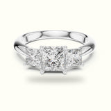 Princess Three-Stone Lab-Grown Diamond Ring