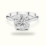 Four-Prong Round Solitaire Lab-Grown Diamond Ring