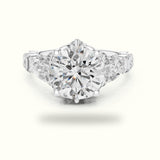 Round Solitaire Designer Engagement Ring