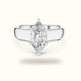 Marquise Cathedral Solitaire Lab-Grown Diamond Ring